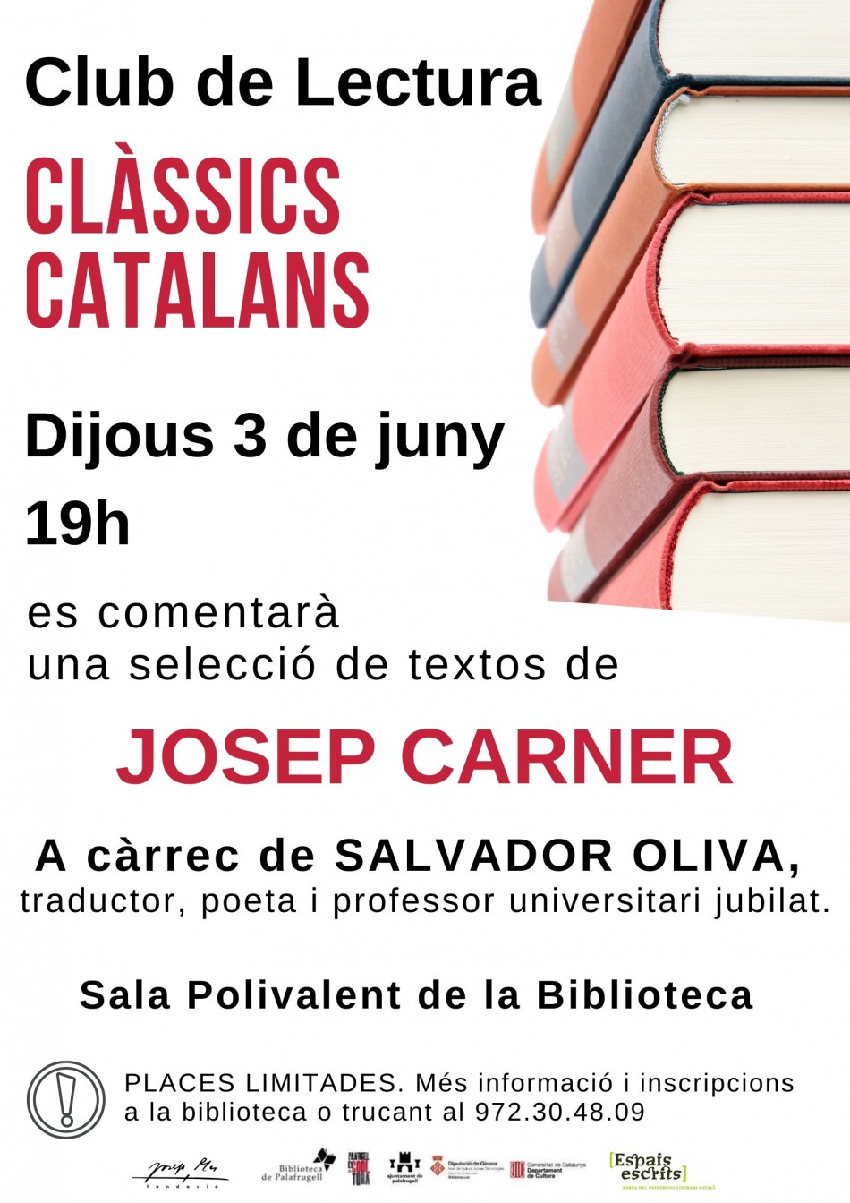 Club de Lectura Clàssics Catalans. 'Tria de textos' de Josep Carner